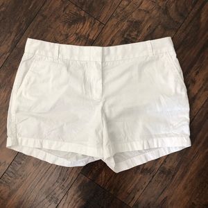 J. Crew Women’s White Chino Shorts Size 12